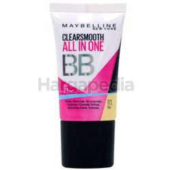 Maybelline Clear Smooth All-In-One BB Cream 01 Fresh 18ml Maybelline Clear Smooth All-In-One BB Cream 01 Fresh 18ml