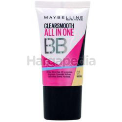 Maybelline Clear Smooth All-In-One BB Cream 02 Natural 18ml Maybelline Clear Smooth All-In-One BB Cream 02 Natural 18ml