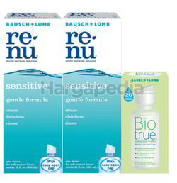 Bausch & Lomb Renu Fresh Multipurpose Solution Sensitive 2x355ml Bausch & Lomb Renu Fresh Multipurpose Solution Sensitive 2x355ml