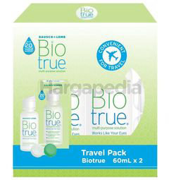 Bausch & Lomb Bio True Multi-Purpose Solution 2x60ml Bausch & Lomb Bio True Multi-Purpose Solution 2x60ml