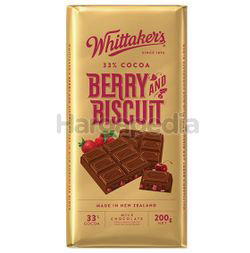 Whittaker's Block Berry & Biscuit 200gm Whittaker's Block Berry & Biscuit 200gm