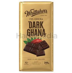 Whittaker's Block Dark Ghana 200gm Whittaker's Block Dark Ghana 200gm