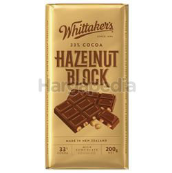 Whittaker's Block Hazelnut 200gm Whittaker's Block Hazelnut 200gm