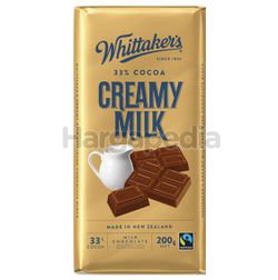 Whittaker's Block Creamy Milk 200gm Whittaker's Block Creamy Milk 200gm