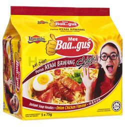 Ibumie Bagus Instant Noodle Ayam Bawang 5x75gm Ibumie Bagus Instant Noodle Ayam Bawang 5x75gm