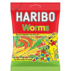 Haribo Worms Gummy 80gm Haribo Worms Gummy 80gm