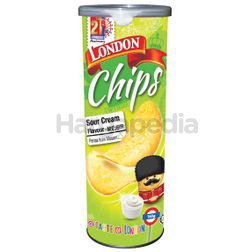 London Potato Chips Sour Cream Flavour 160gm London Potato Chips Sour Cream Flavour 160gm