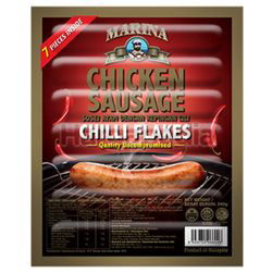 Marina Chicken Sausage Chilli Flakes 340gm Marina Chicken Sausage Chilli Flakes 340gm