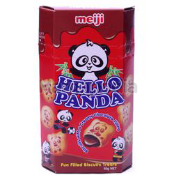 Meiji Hello Panda Chocolate Coated Biscuit 50gm Meiji Hello Panda Chocolate Coated Biscuit 50gm