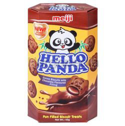 Meiji Hello Panda Double Chocolate Coated Biscuit 43gm Meiji Hello Panda Double Chocolate Coated Biscuit 43gm