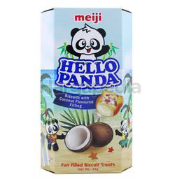 Meiji Hello Panda Coconut Coated Biscuit 43gm Meiji Hello Panda Coconut Coated Biscuit 43gm