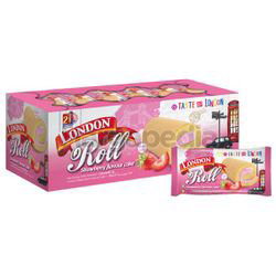 London Roll Strawberry 24x20gm London Roll Strawberry 24x20gm