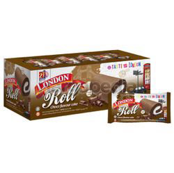 London Roll Chocolate 24x20gm London Roll Chocolate 24x20gm