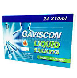 Gaviscon Original Liquid Sachets 24x10ml Gaviscon Original Liquid Sachets 24x10ml