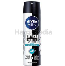 Nivea Men Black & White Invisible Fresh Deodorant Spray 150ml Nivea Men Black & White Invisible Fresh Deodorant Spray 150ml