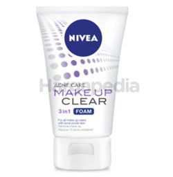 Nivea Acne Care Make Up Clear 3in1 Foam 100gm Nivea Acne Care Make Up Clear 3in1 Foam 100gm