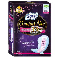 Sofy Body Fit Comfort Night Wing 33cm 18s Sofy Body Fit Comfort Night Wing 33cm 18s