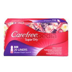 Carefree Super Dry Pantyliner Scented 20s Carefree Super Dry Pantyliner Scented 20s