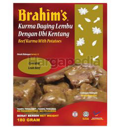 Brahim's Beef Kurma With Potatoes 180gm Brahim's Beef Kurma With Potatoes 180gm
