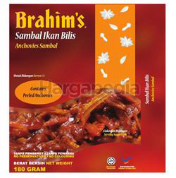 Brahim's Anchovies Sambal 180gm Brahim's Anchovies Sambal 180gm