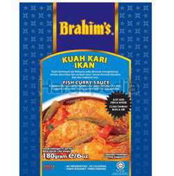 Brahim's Fish Curry Sauce 180gm Brahim's Fish Curry Sauce 180gm