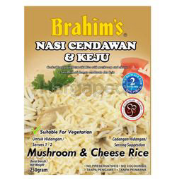 Brahim's Cheese & Mushroom Rice 250gm Brahim's Cheese & Mushroom Rice 250gm