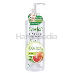 Eversoft 100% Organic Grapefruit Micellar Cleansing Water 300ml Eversoft 100% Organic Grapefruit Micellar Cleansing Water 300ml