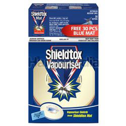 Shieldtox Blue Corded Vapouriser Free Blue Mat 30s 1set Shieldtox Blue Corded Vapouriser Free Blue Mat 30s 1set