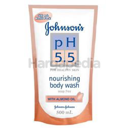 Johnson's pH5.5 Nourishing Body Wash Refill Almond 500ml Johnson's pH5.5 Nourishing Body Wash Refill Almond 500ml