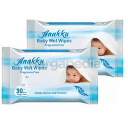 Anakku Baby Sensitive Wet Wipes 2x30s Anakku Baby Sensitive Wet Wipes 2x30s