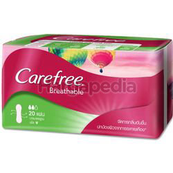 Carefree Breathable Pantyliner Scented 20s Carefree Breathable Pantyliner Scented 20s