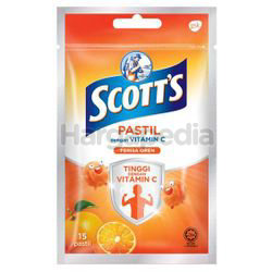 Scott's Vitamin C Orange Pastilles 15s Scott's Vitamin C Orange Pastilles 15s