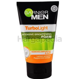 Garnier Men TurboLight Intensive Brightening Foam 100ml Garnier Men TurboLight Intensive Brightening Foam 100ml