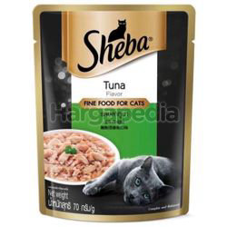 Sheba Cat Food Pouch Tuna 70gm Sheba Cat Food Pouch Tuna 70gm