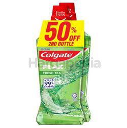 Colgate Plax Fresh Tea Mouthwash 2x750ml Colgate Plax Fresh Tea Mouthwash 2x750ml