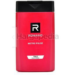 Romano Men Formula Metro Pulse Talc 150gm Romano Men Formula Metro Pulse Talc 150gm