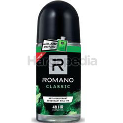 Romano Men Deodorant Roll On Classic 50ml Romano Men Deodorant Roll On Classic 50ml
