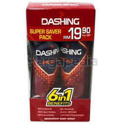 Dashing Deodorant Spray Speed 2x125ml Dashing Deodorant Spray Speed 2x125ml