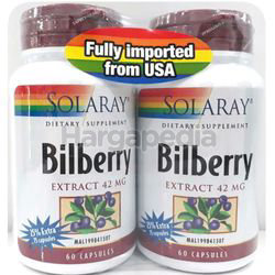 Solaray Bilberry 2x60s Solaray Bilberry 2x60s