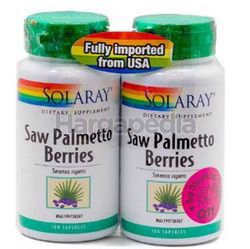 Solaray Saw Palmetto Berries 2x100s Solaray Saw Palmetto Berries 2x100s