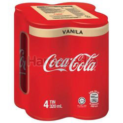 Coca-Cola Vanilla Can 4x320ml Coca-Cola Vanilla Can 4x320ml
