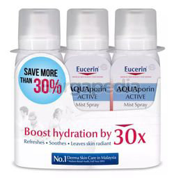 Eucerin Aquaporin Mist Spray 3x50ml Eucerin Aquaporin Mist Spray 3x50ml
