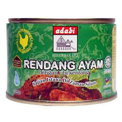 Adabi Chicken Rendang 160gm Adabi Chicken Rendang 160gm