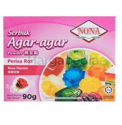 Nona Agar-Agar Powder Rose Flavour 90gm Nona Agar-Agar Powder Rose Flavour 90gm