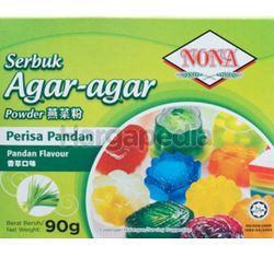 Nona Agar-Agar Powder Pandan Flavour 90gm Nona Agar-Agar Powder Pandan Flavour 90gm