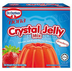 Nona Crystal Jelly Mix Strawberry 90gm Nona Crystal Jelly Mix Strawberry 90gm