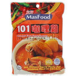 MasFood 101 Instant Curry Paste for Cooking Meat or Chicken 230gm MasFood 101 Instant Curry Paste for Cooking Meat or Chicken 230gm