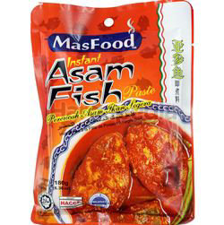 Masfood Instant Asam Fish Paste 180gm Masfood Instant Asam Fish Paste 180gm