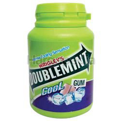 Wrigley's Doublemint Chewing Gum Cool Blackcurrant 58gm Wrigley's Doublemint Chewing Gum Cool Blackcurrant 58gm