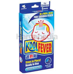 KoolFever Children Cooling Gel 6s KoolFever Children Cooling Gel 6s
